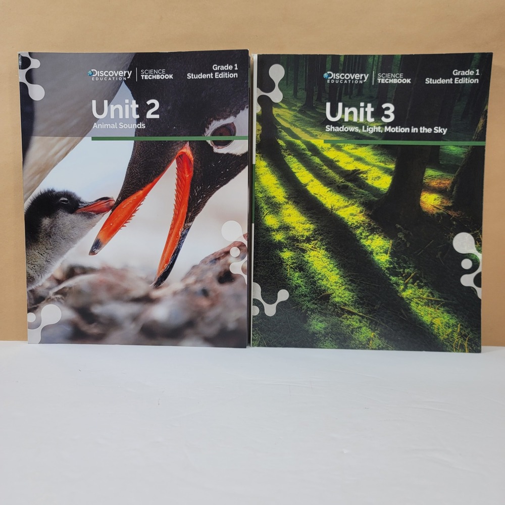 Discovery Education Science Techbook‎ Grade 1 Student Edition Unit 2 & 3 Set